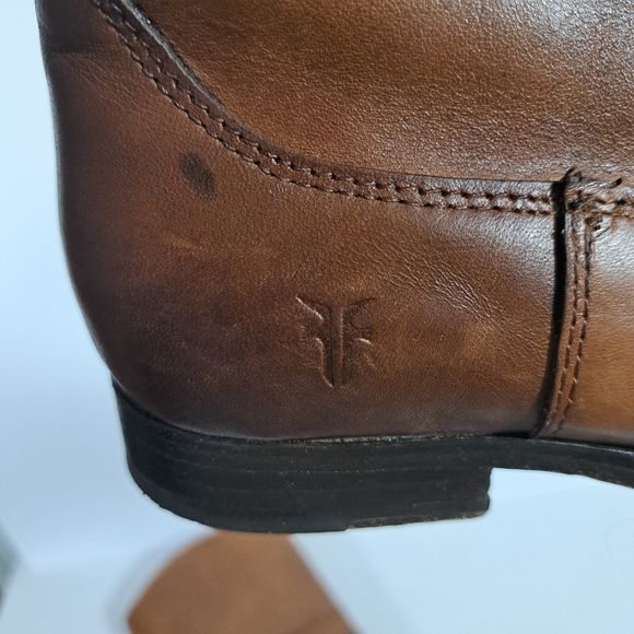Frye Melissa Logo D Ring Riding Boots SZ 6B - Picture 12 of 15